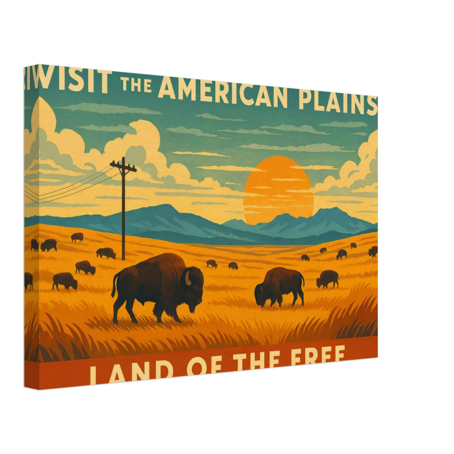 Visit the American Plains – Canvas Art Print | Canvas of America