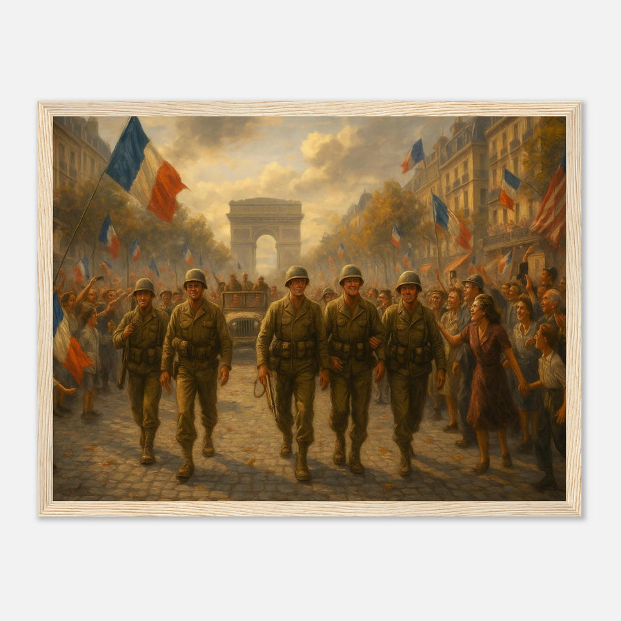 Liberation of Paris – Canvas Art Print | Canvas of America