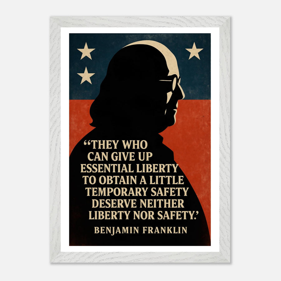 Benjamin Franklin - Essential Liberty – Canvas Art Print | Canvas of America