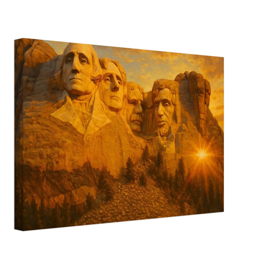 Mount Rushmore at Sunset – Canvas Art Print | Canvas of America