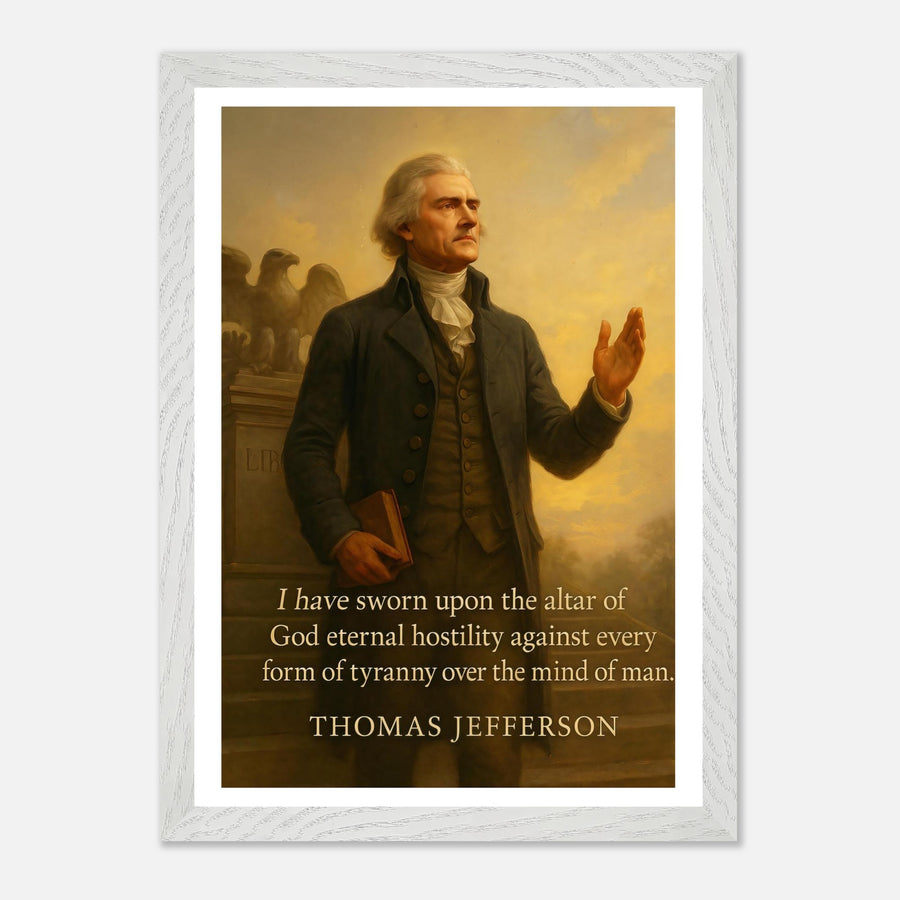 Thomas Jefferson: Freedom's Philosopher – Canvas Art Print | Canvas of America