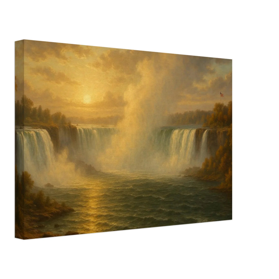 Niagara Falls at Sunset – Canvas Art Print | Canvas of America
