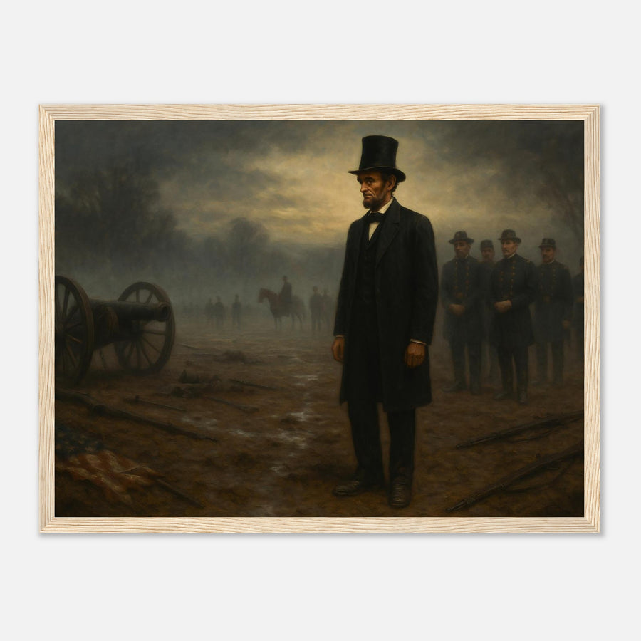 Lincoln visiting Antietam – Canvas Art Print | Canvas of America