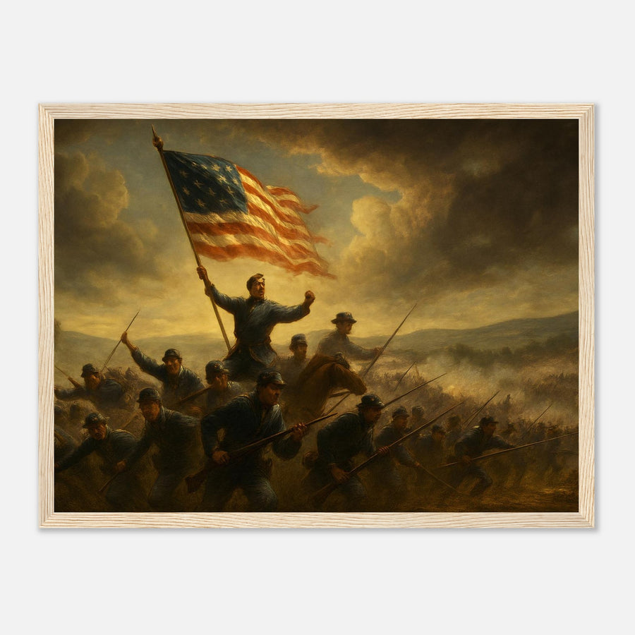 Union Charge at Gettysburg – Canvas Art Print | Canvas of America