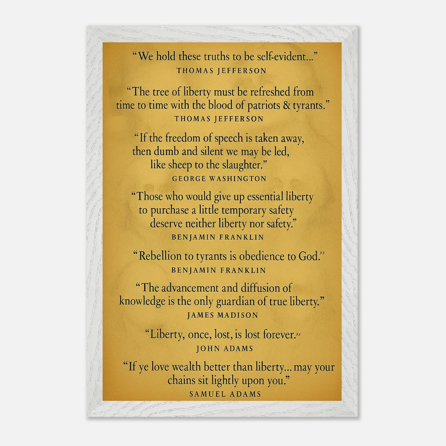 Founding Fathers - Words of Wisdom – Canvas Art Print | Canvas of America