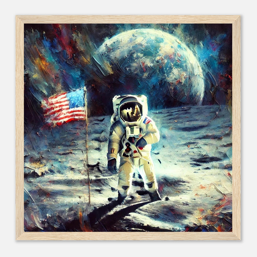 One Giant Leap for Mankind – Canvas Art Print | Canvas of America