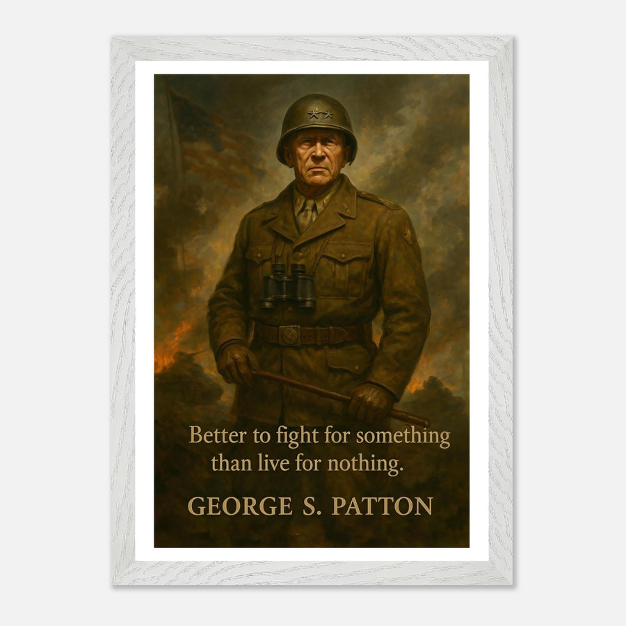 Goerge S. Patton - Born to Lead – Canvas Art Print | Canvas of America