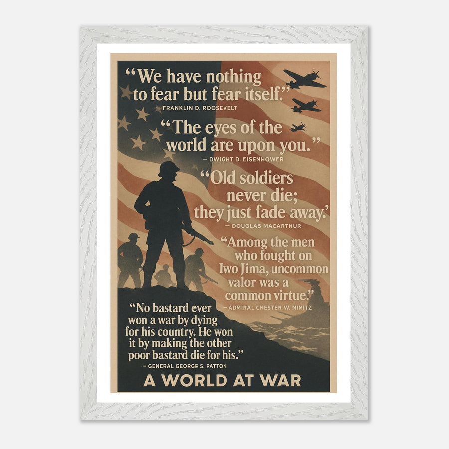 A World at War – Canvas Art Print | Canvas of America