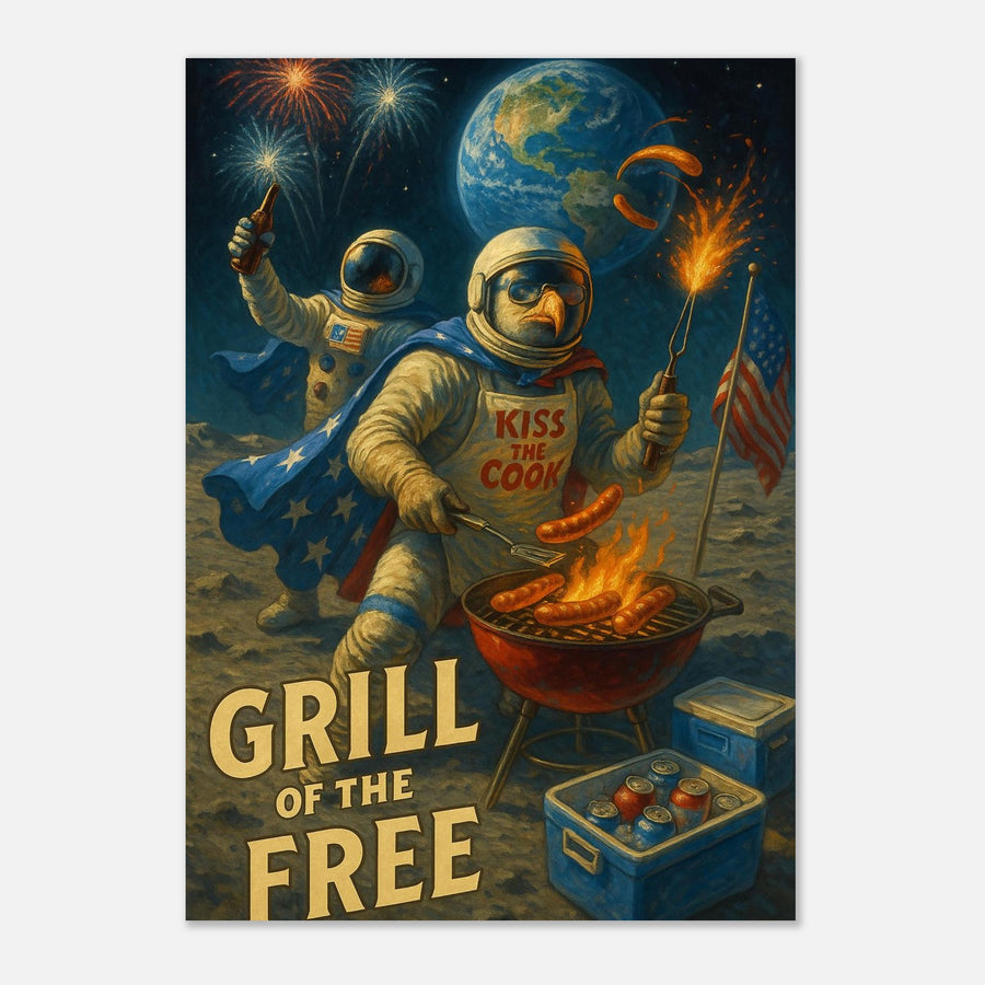 Grill of the Free – Canvas Art Print | Canvas of America