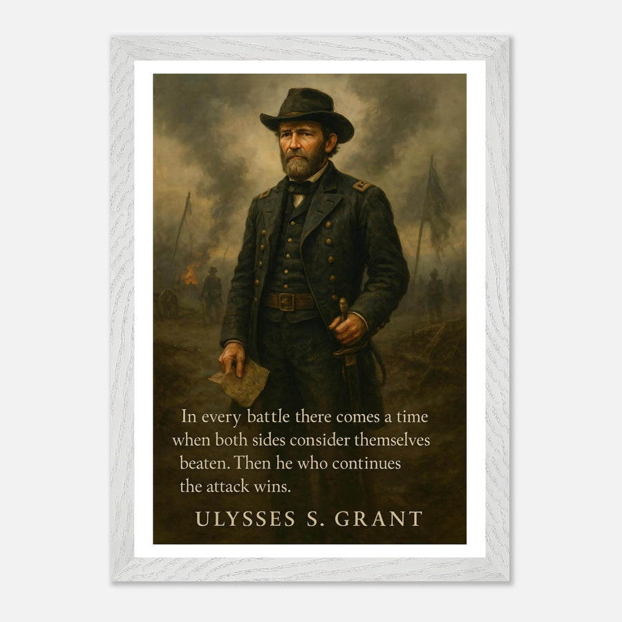 Ulysses S. Grant - In Every Battle – Canvas Art Print | Canvas of America