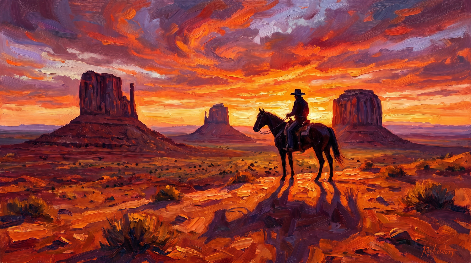 American Wild West frontier