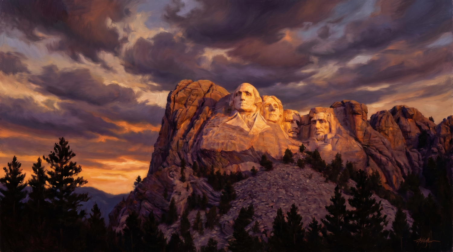 Mount Rushmore monument