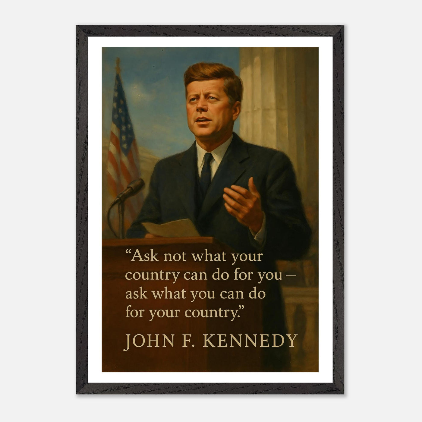 JFK - A Profile in Courage – Canvas Art Print | Canvas of America