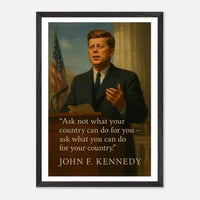 JFK - A Profile in Courage – Canvas Art Print | Canvas of America