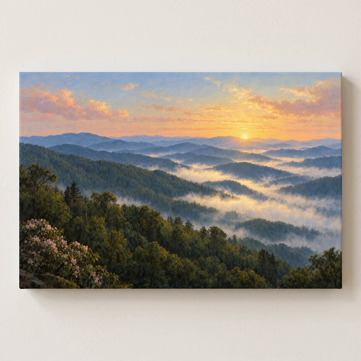 Smoky Mountain Morning gallery-wrapped canvas print