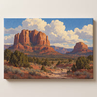 Sedona Red Rocks gallery-wrapped canvas print