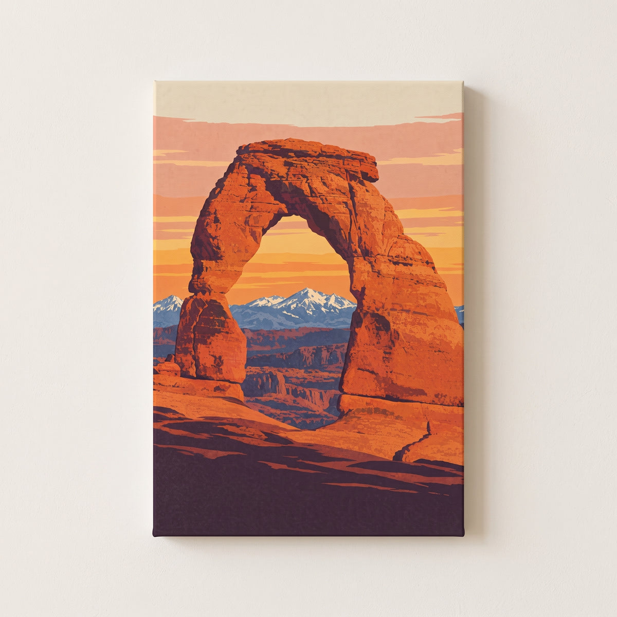 Delicate Arch, Utah gallery-wrapped canvas print