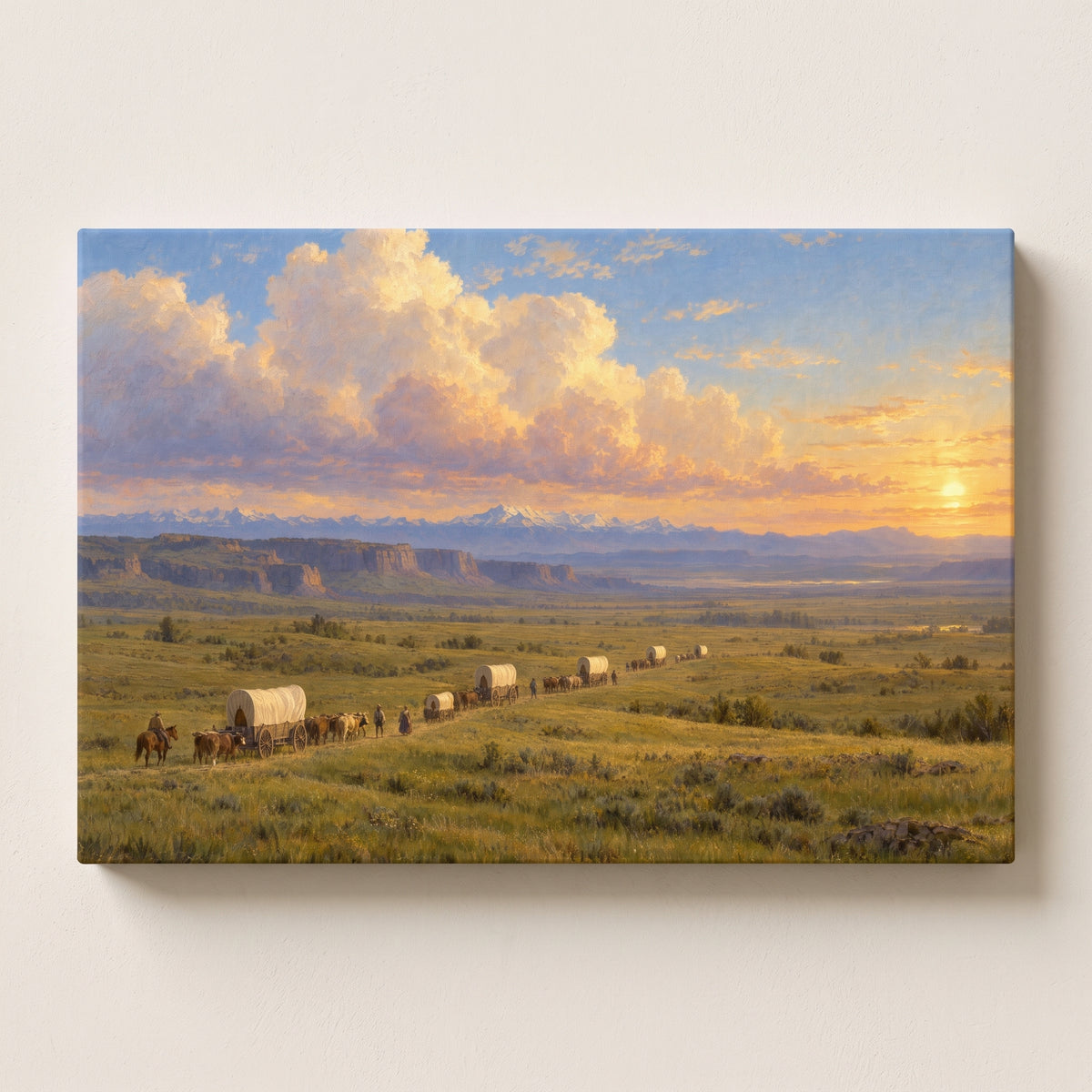 The Oregon Trail gallery-wrapped canvas print
