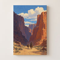 The Canyon Trail gallery-wrapped canvas print