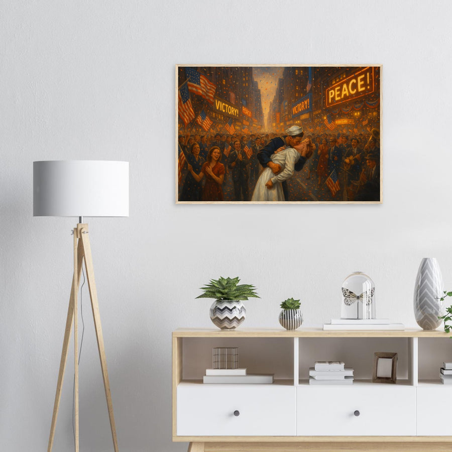 V Day on Times Square – Canvas Art Print | Canvas of America