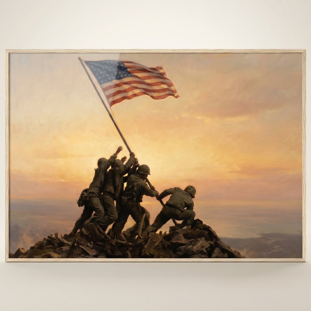 Dawn Over Mount Suribachi