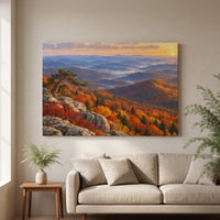 Blue Ridge in Autumn gallery-wrapped canvas print