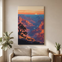 Grand Canyon Sunset gallery-wrapped canvas print