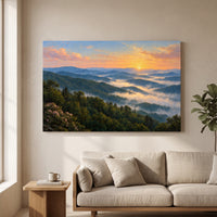 Smoky Mountain Morning gallery-wrapped canvas print
