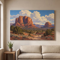 Sedona Red Rocks gallery-wrapped canvas print