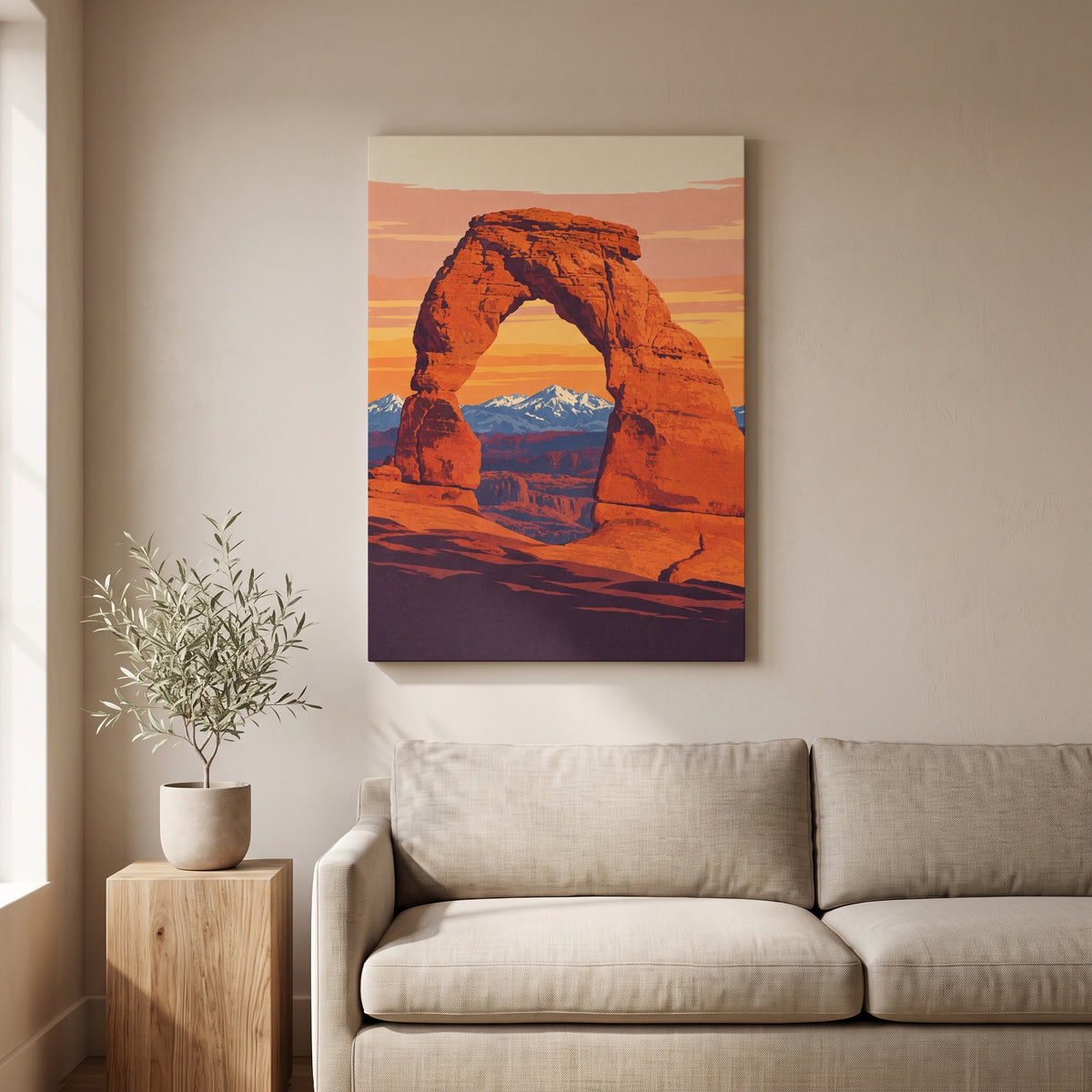 Delicate Arch, Utah gallery-wrapped canvas print