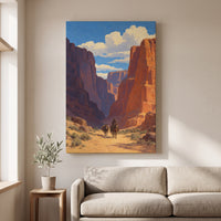 The Canyon Trail gallery-wrapped canvas print
