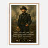 Ulysses S. Grant - In Every Battle – Canvas Art Print | Canvas of America