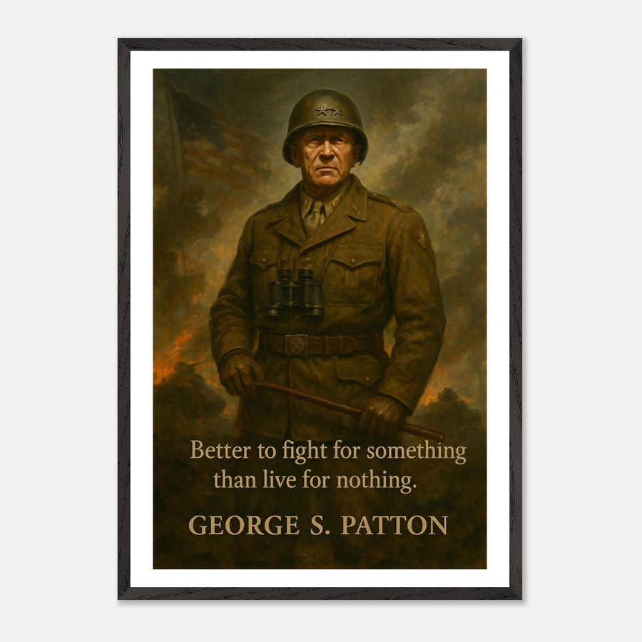 Goerge S. Patton - Born to Lead – Canvas Art Print | Canvas of America