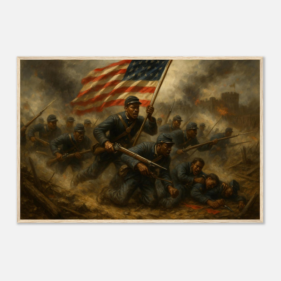 54th Massachusetts – Canvas Art Print | Canvas of America