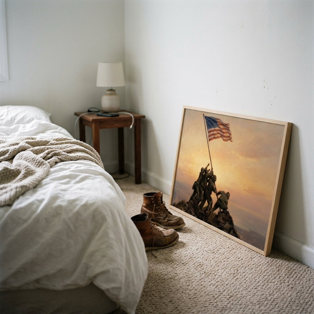 Dawn Over Mount Suribachi