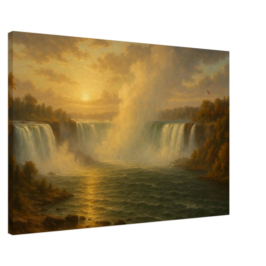 Niagara Falls at Sunset – Canvas Art Print | Canvas of America