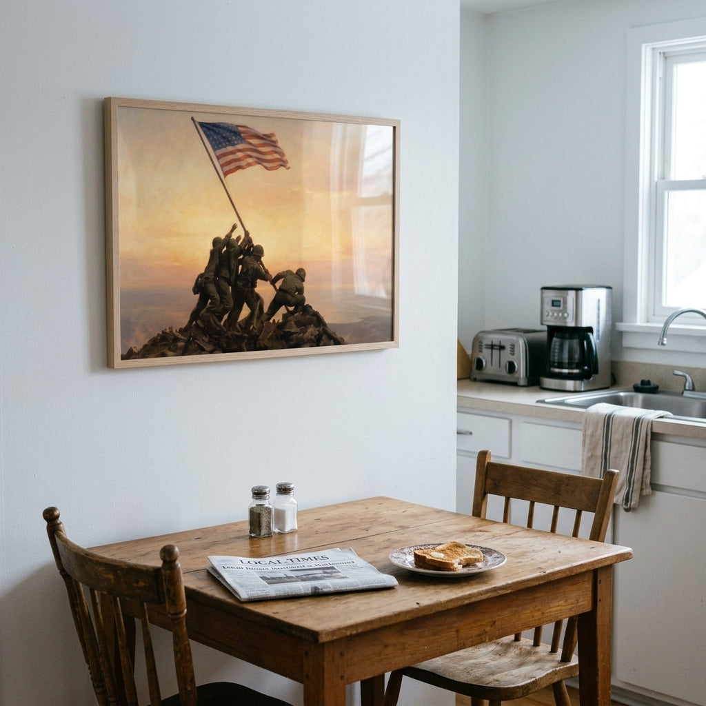 Dawn Over Mount Suribachi