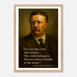 Theodore Roosevelt - The Man in the Arena – Canvas Art Print | Canvas of America