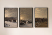 Valley Forge set of framed prints displayed as a gallery wall