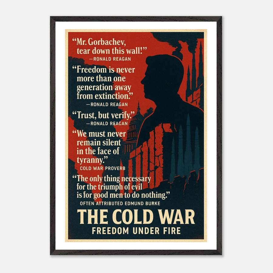 Reagan & the Cold War – Canvas Art Print | Canvas of America