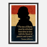 Thomas Jefferson - Blood of Patriots – Canvas Art Print | Canvas of America