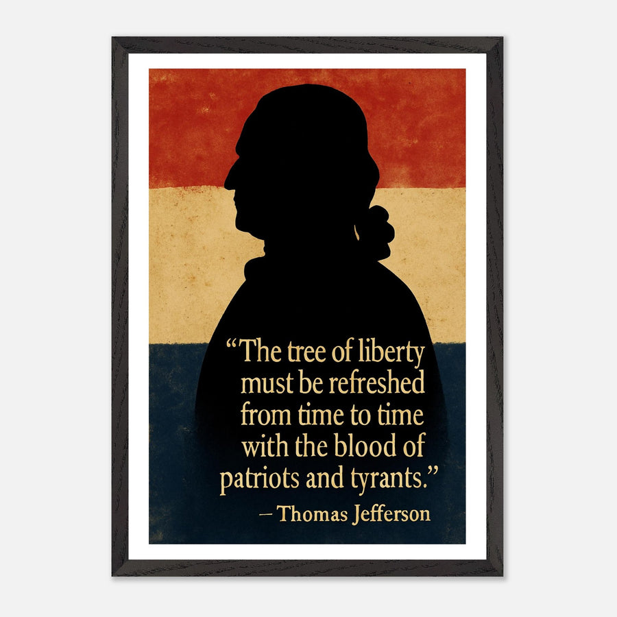 Thomas Jefferson - Blood of Patriots – Canvas Art Print | Canvas of America