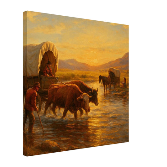 Settling the West – Canvas Art Print | Canvas of America