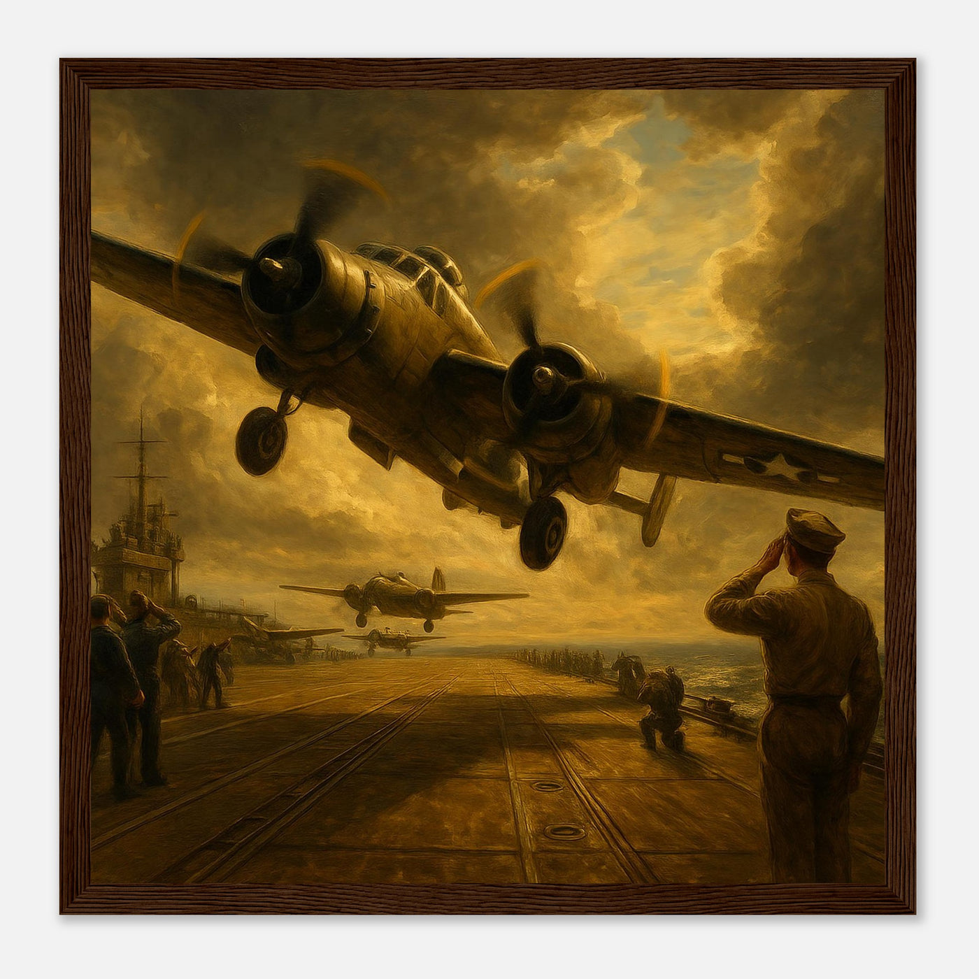 Take Off from USS Hornet – Canvas Art Print | Canvas of America