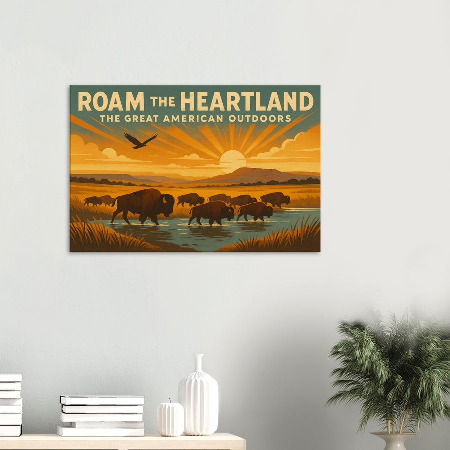 Roam the Heartland – Canvas Art Print | Canvas of America