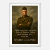Dwight D. Eisenhower - The Dog in the Fight – Canvas Art Print | Canvas of America