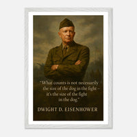 Dwight D. Eisenhower - The Dog in the Fight – Canvas Art Print | Canvas of America