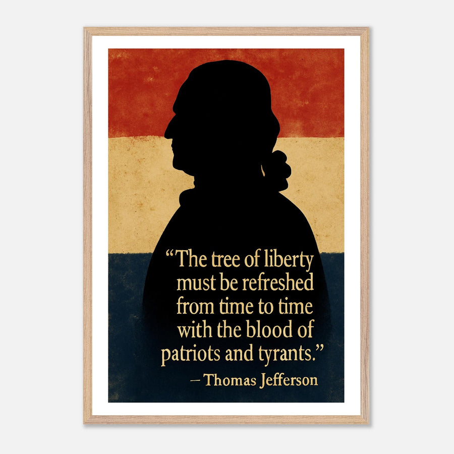 Thomas Jefferson - Blood of Patriots – Canvas Art Print | Canvas of America