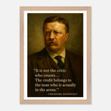 Theodore Roosevelt - The Man in the Arena – Canvas Art Print | Canvas of America