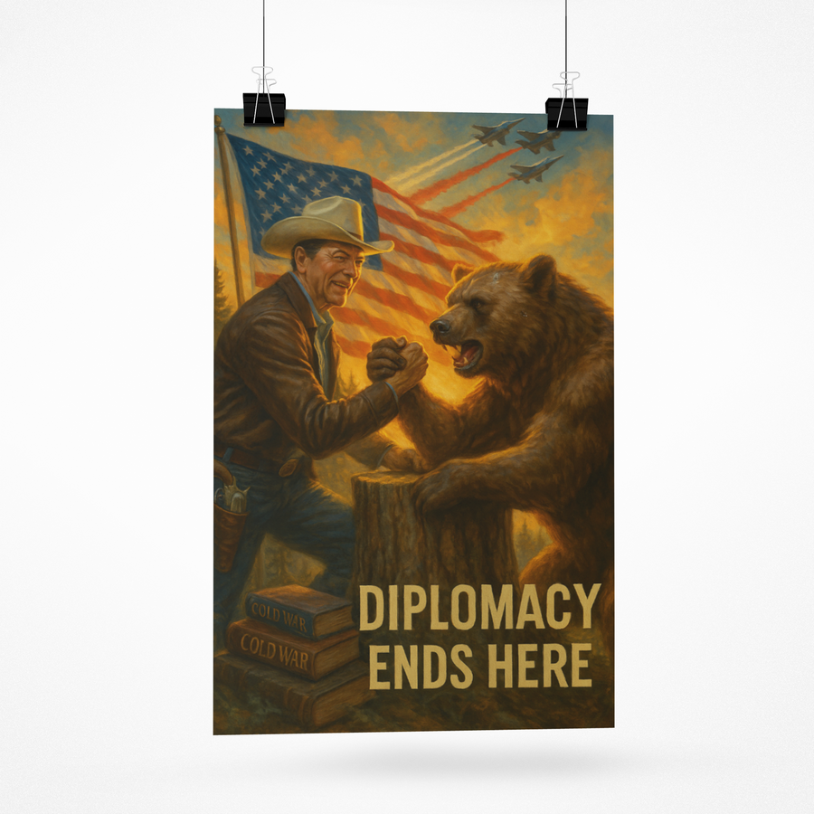 Diplomacy Ends Here – Canvas Art Print | Canvas of America